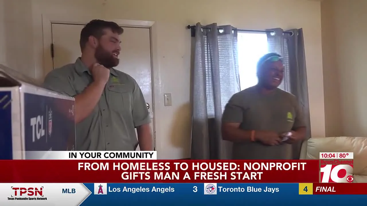 Local nonprofit gifts apartment to man experiencing homelessness